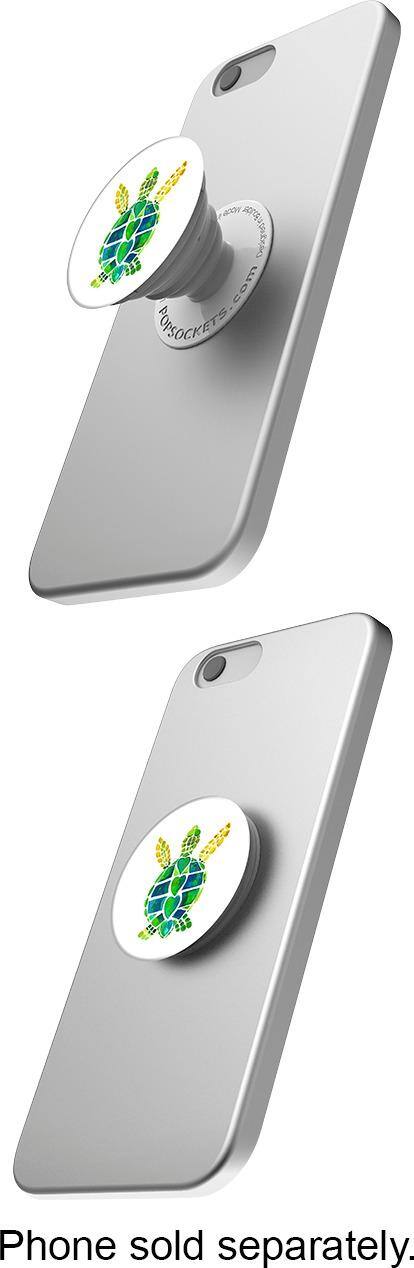 Alt View 12. PopSockets - Finger Grip/Kickstand for Mobile Phones - Turtle Love.