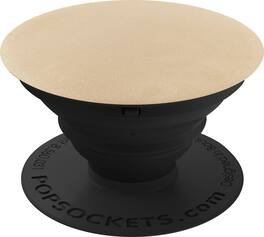 PopSockets - Finger Grip/Kickstand for Mobile Phones - Gold Aluminum