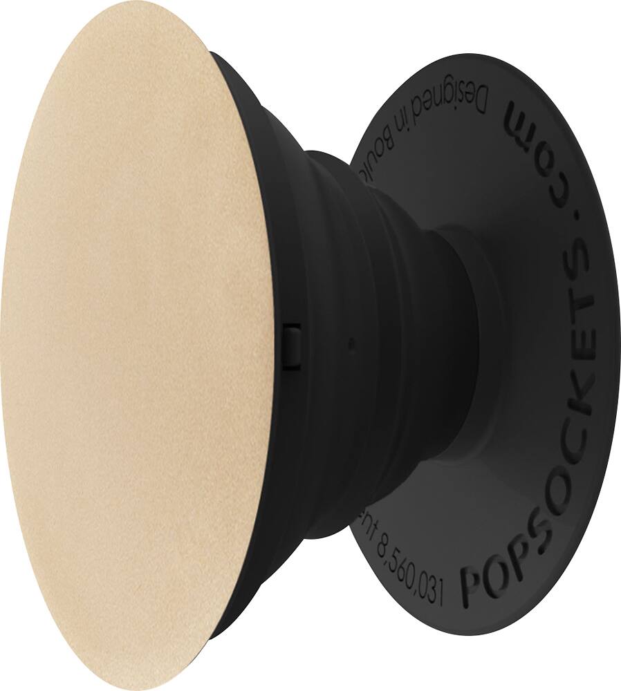 Alt View 11. PopSockets - Finger Grip/Kickstand for Mobile Phones - Gold Aluminum.