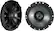 Front. KICKER - CS Series 6-3/4" 2-Way Car Speakers with Polypropylene Cones (Pair) - Black.