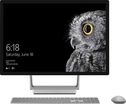 Microsoft - Surface Studio - 28" - Intel Core i7 - 16GB Memory - 1TB Rapid Hybrid Drive - Silver - Larger Front