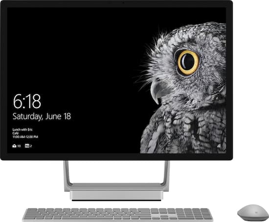 Microsoft - Surface Studio - 28" Touch-Screen All-In-One - Intel Core i7 - 32GB Memory - 2TB Rapid Hybrid Drive (First Generation) - Silver