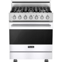 Viking - 4.0 Cu. Ft. Self-Cleaning Freestanding Gas Convection Range - White - Front_Zoom