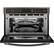 Alt View 11. GE Profile - 27" Built-In Single Electric Convection Wall Oven - Slate.
