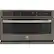 Front. GE Profile - 30" Built-In Single Electric Convection Wall Oven - Slate.