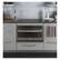 Alt View 15. GE Profile - 30" Built-In Single Electric Convection Wall Oven - Slate.