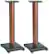 Angle. Sanus - 30" Speaker Stands (Pair) - Cherry.