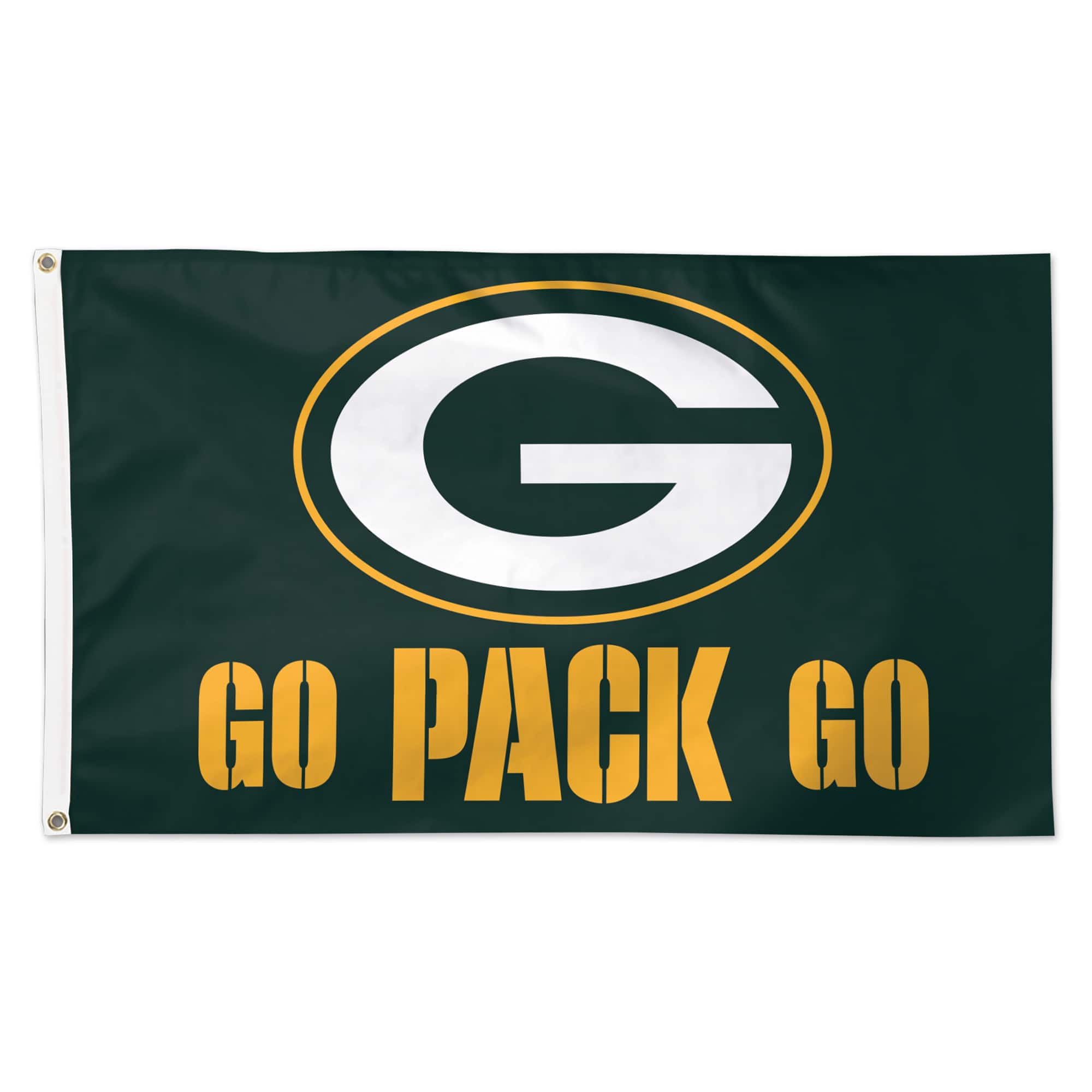 WinCraft - Green Bay Packers 3' x 5' Slogan Deluxe Single-Sided Flag - Multicolor