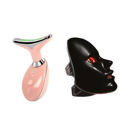 Pursonic - 7-in-1 LED Light Therapy Face Mask & LED Light Sculpting Wand