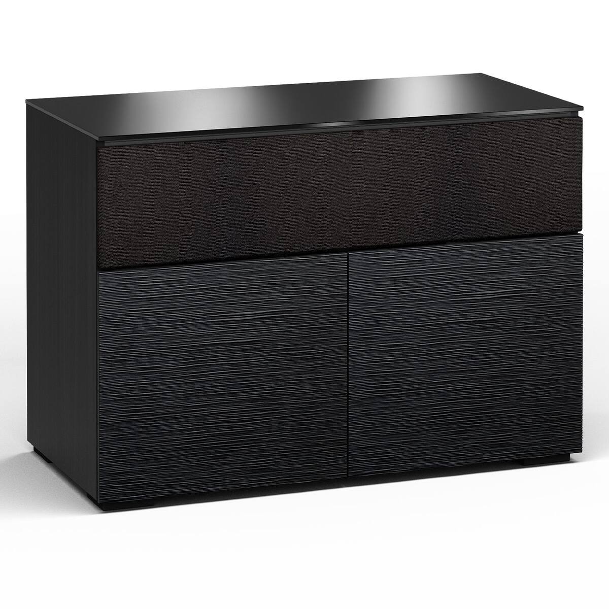 Front. Salamander Designs - Salamander Designs Chameleon Collection Chicago 329 Twin Speaker Integrated Cabinet - Black Oak.