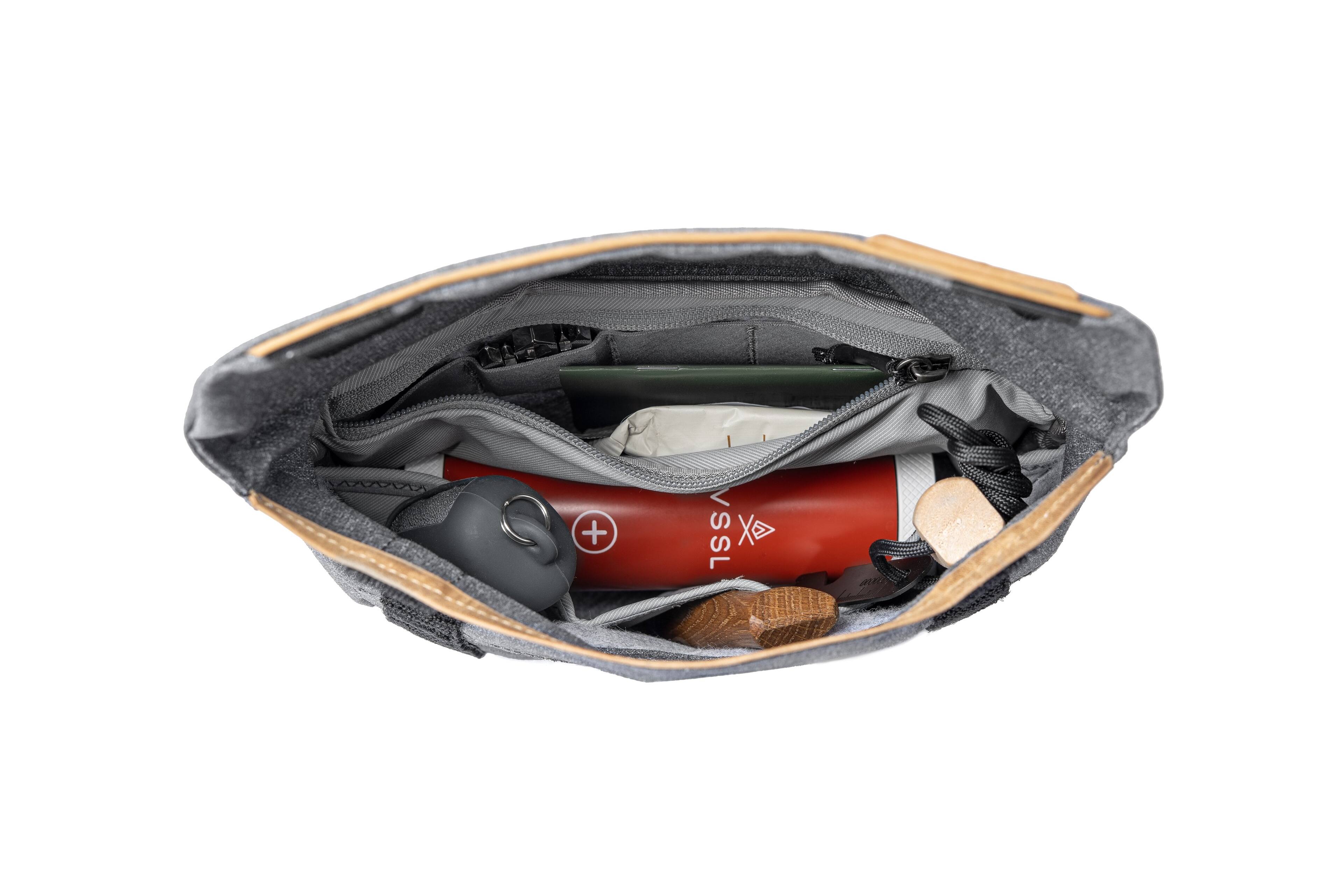 Alt View 17. Peak Design - Field Pouch V2 - Charcoal.