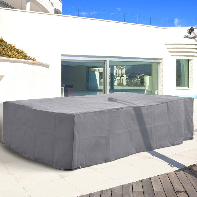 Alt View 1. PULUZ - 97 inch x 65 inch x 26 inch Weatherproof Outdoor Sectional Patio Furniture Cover with Ultimate Weather Protection - Grey.