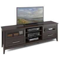 CorLiving - Jackson Extra Wide TV Stand, for TVs up to 85" - Espresso - Angle_Zoom