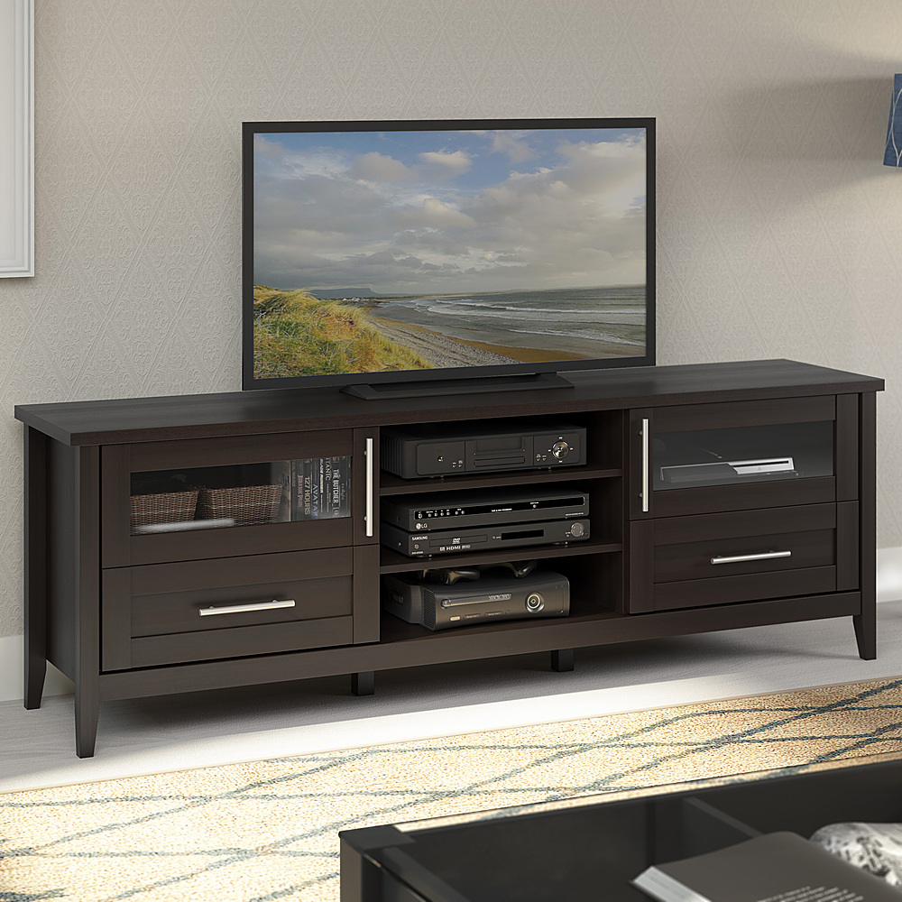 CorLiving - Jackson Extra Wide TV Stand, for TVs up to 85" - Espresso