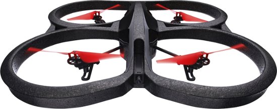 Parrot - AR.DRONE 2.0 Power Edition Quadcopter - Red - Front_Zoom
