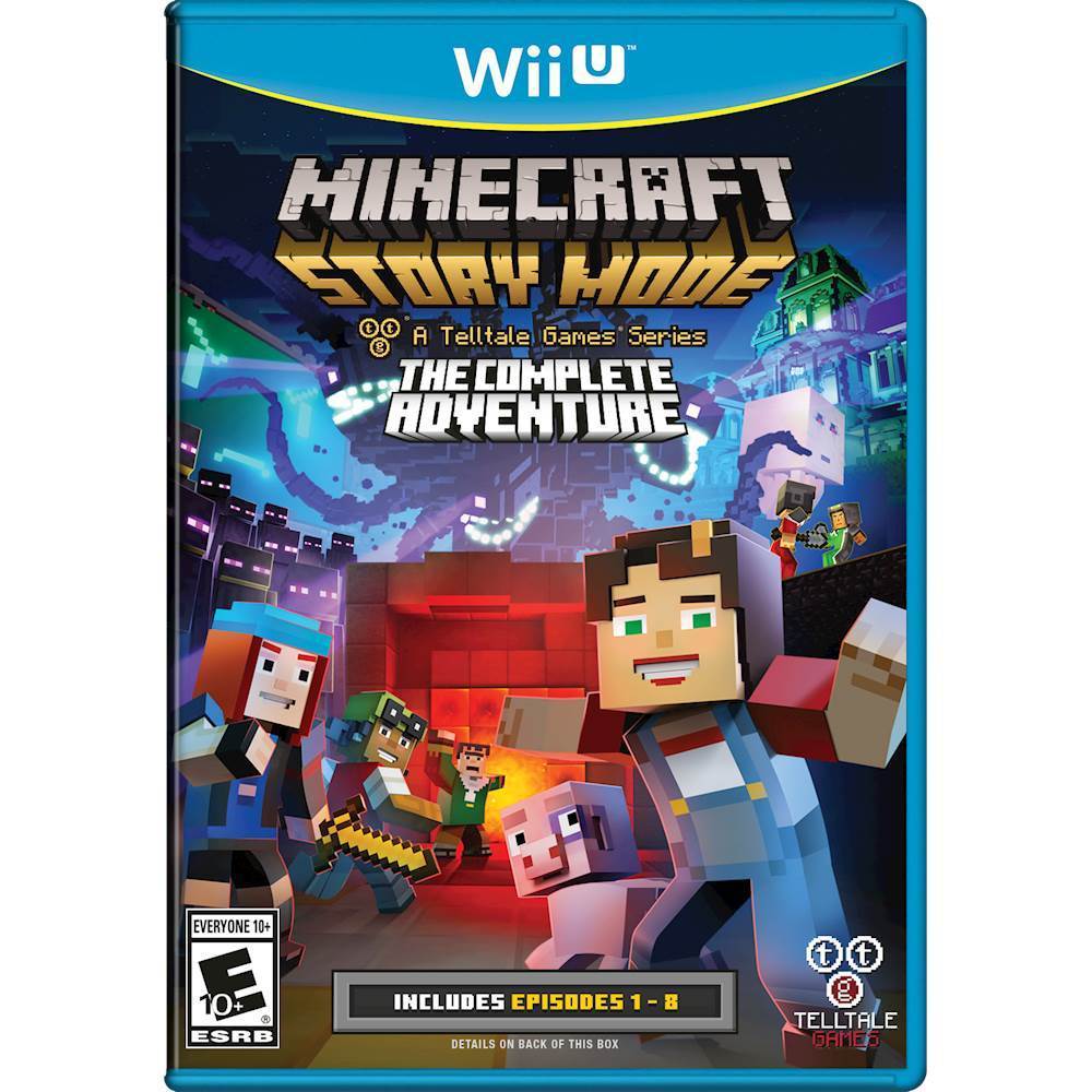 Best Buy Minecraft Story Mode The Complete Adventure Standard Edition Nintendo Wii U Mcswust