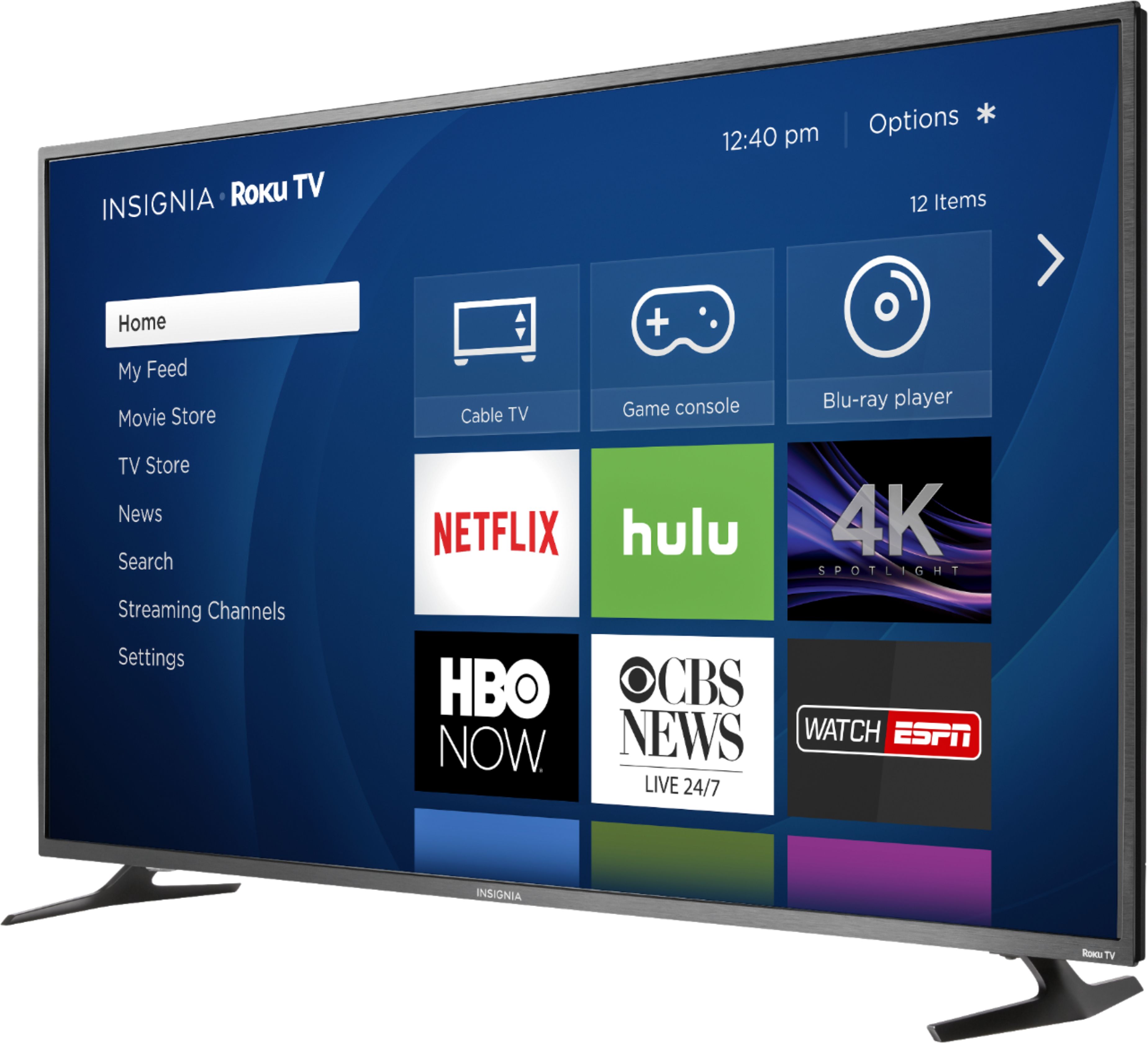Best Buy 55" Class LED 2160p Smart 4K UHD TV with HDR Roku TV NS