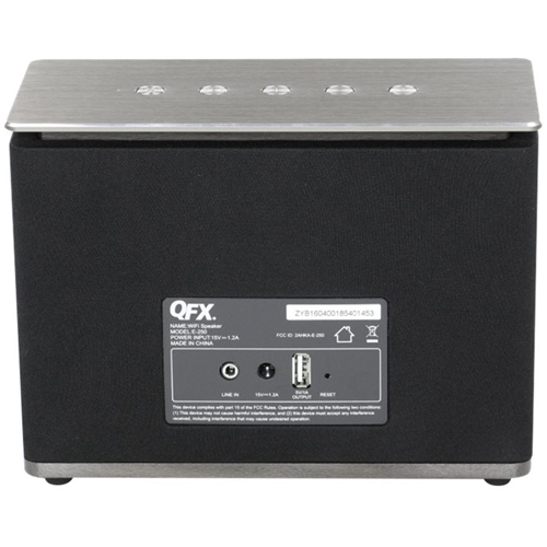 tilbede Faciliteter pulsåre Best Buy: QFX Elite Series E-250 Bach Wireless Speaker for Streaming Music  (1-Pack) Black E-250