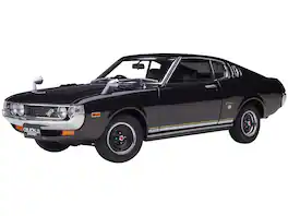 1973 Toyota Celica Liftback 2000GT (RA25) RHD (Right Hand Drive) Dark Purple Metallic 1/18 Model Car by Autoart