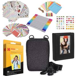 Kodak - Zink Photo Paper 2x3" (50 Pack), and Photo Album Fun Accessory Kit
