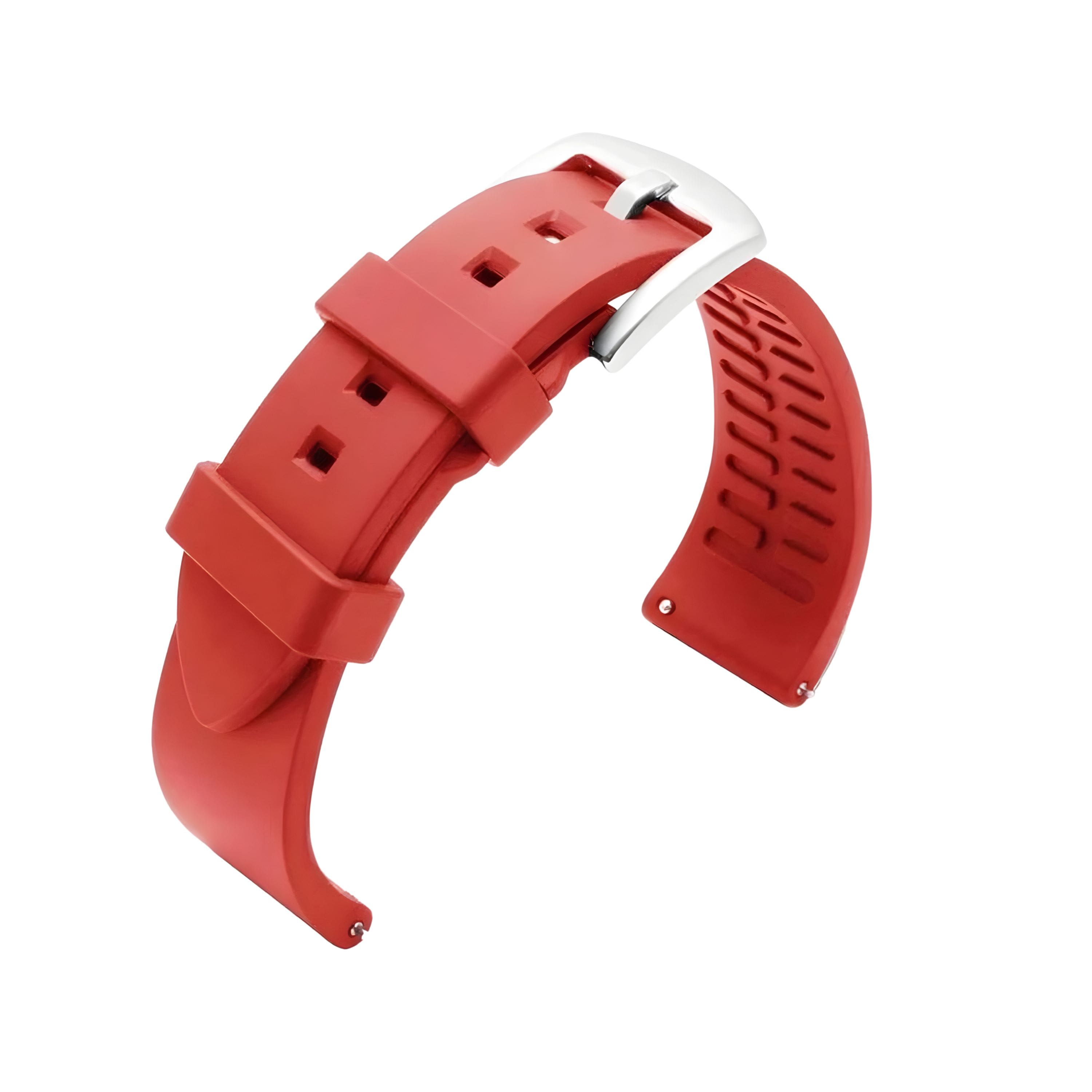 Kitcheniva 22mm Soft Silicone Watch Band Divers Replacement