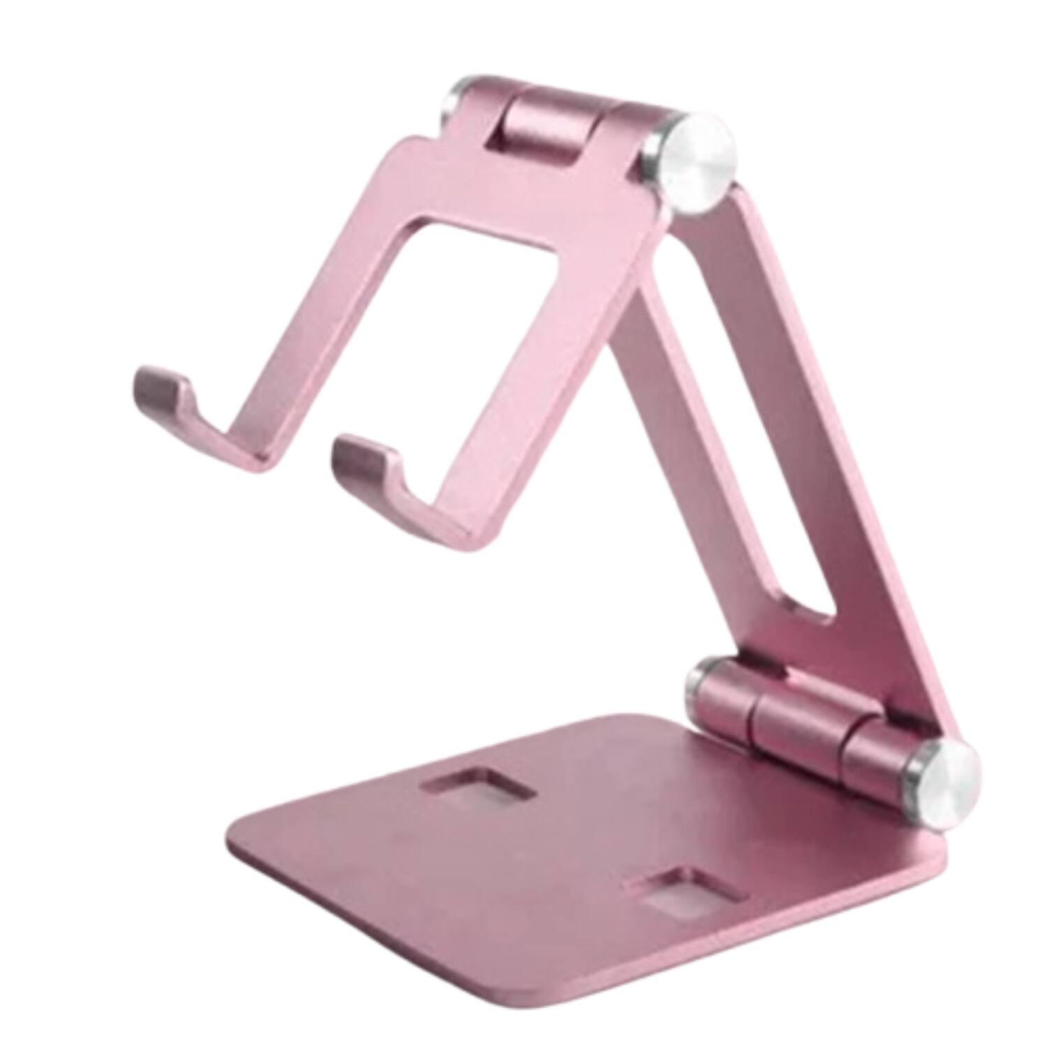 Front. Home Collection - Adjustable Cell Phone & Tablet Stand Desktop Holder - Pink - Pink.