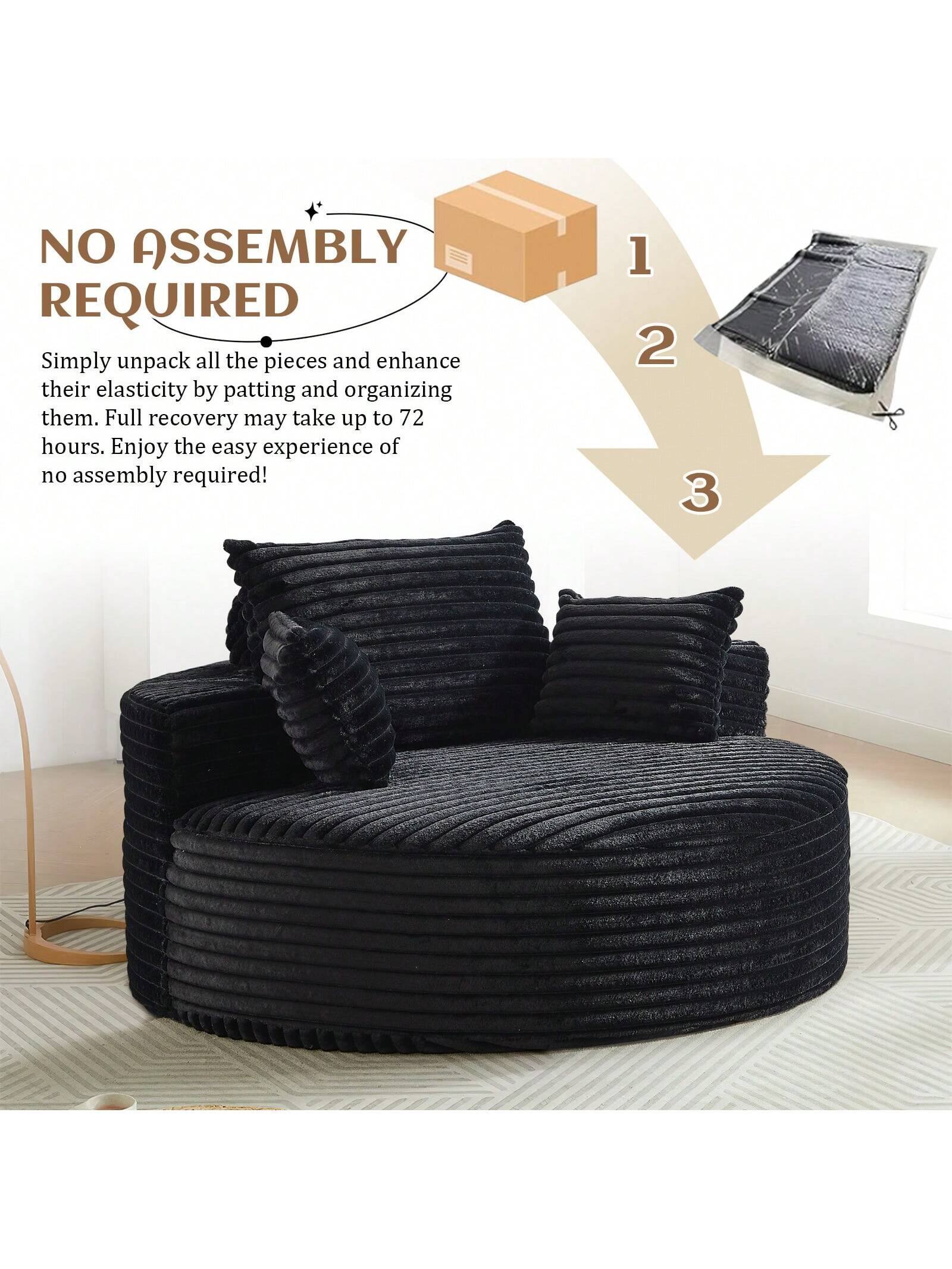 NO ASSEMBLY REQUIRED

Simply unpack all the pieces and enhance their elasticity by patting and organizing them. Full recovery may take up to 72 hours. Enjoy the easy experience of no assembly required!

1
2
3
