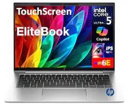 HP - EliteBook 840 Business Laptop 14.0" Touchscreen IPS Display (Ultra 5 125U, 32GB DDR5, 2TB SSD, WiFi 6E, Win 11 Pro) - Natural Silver