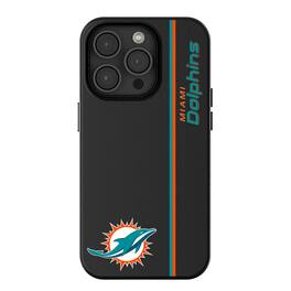 Keyscaper - NFL - Miami Dolphins iPhone Magnetic Bump Case - 15 - Black