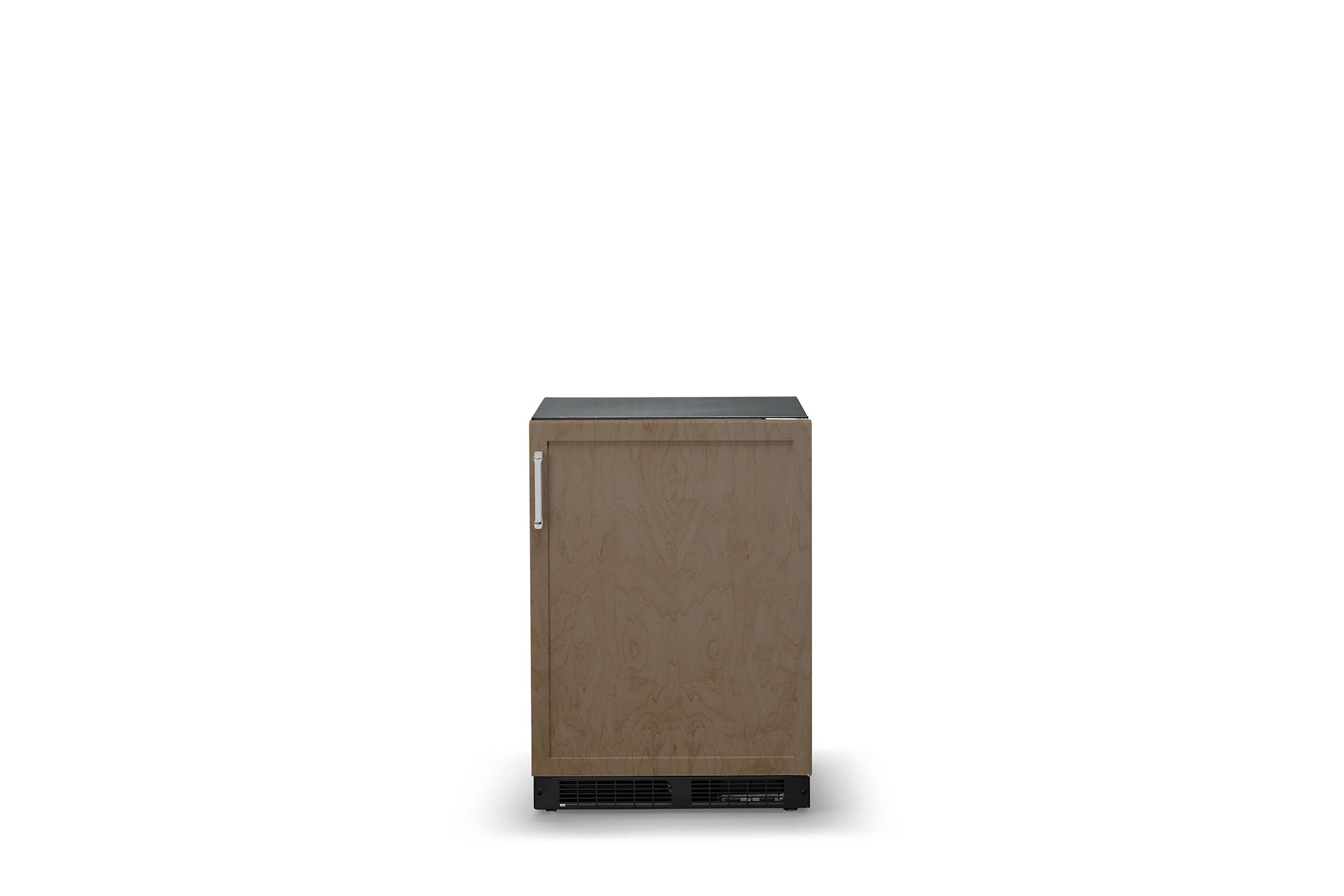Front. Viking - 24"W 5.5 Cu. Ft. Undercounter Mini Fridge with Custom Panel Solid Door - Custom Panel Ready.