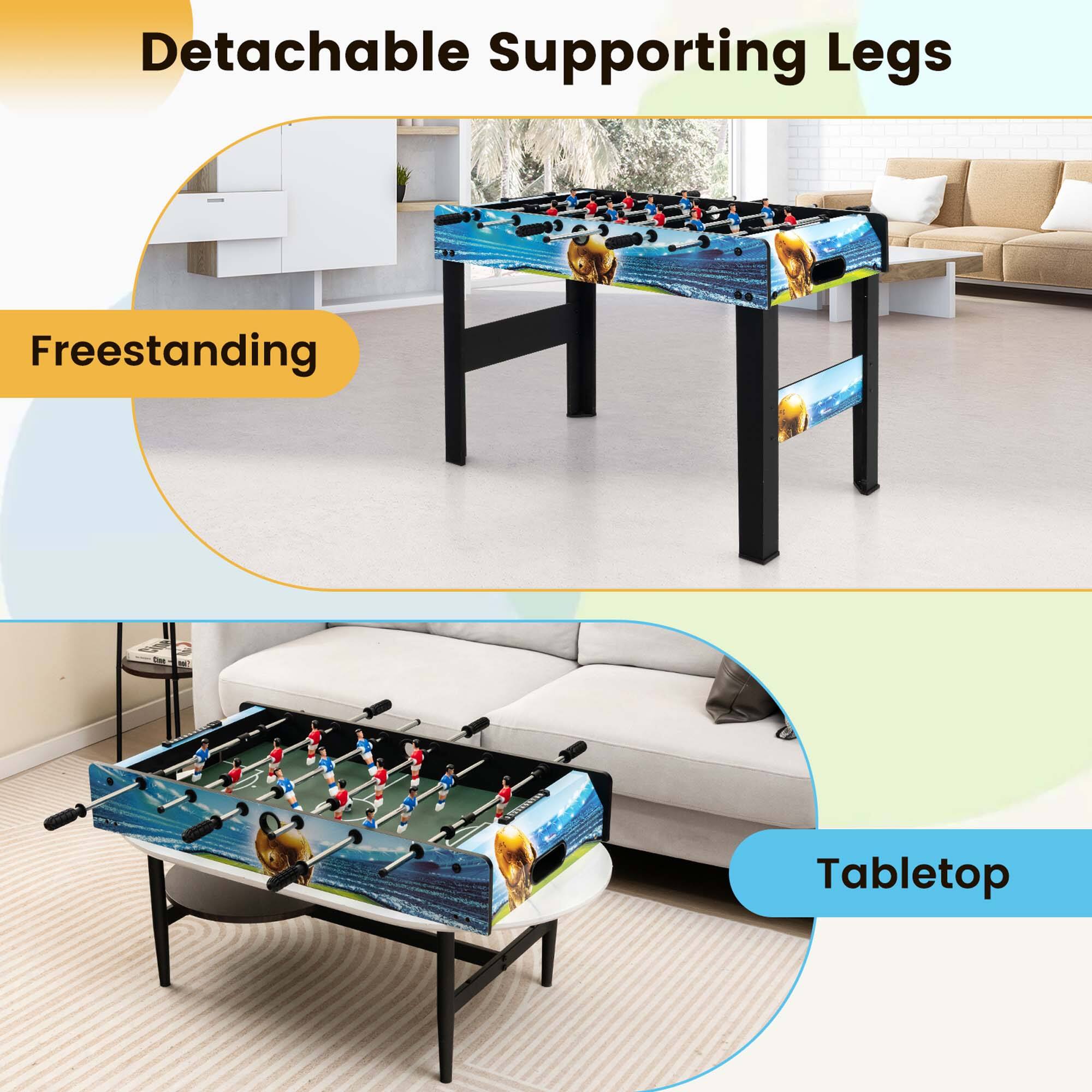 Detachable Supporting Legs Freestanding H Tabletop
