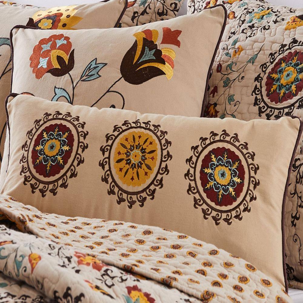 Alt View 1. Greenland Home Fashions - Greenland Home Fashion Andorra Accessory Decorative Pillow Neck - Multi 10x22 - Multi.