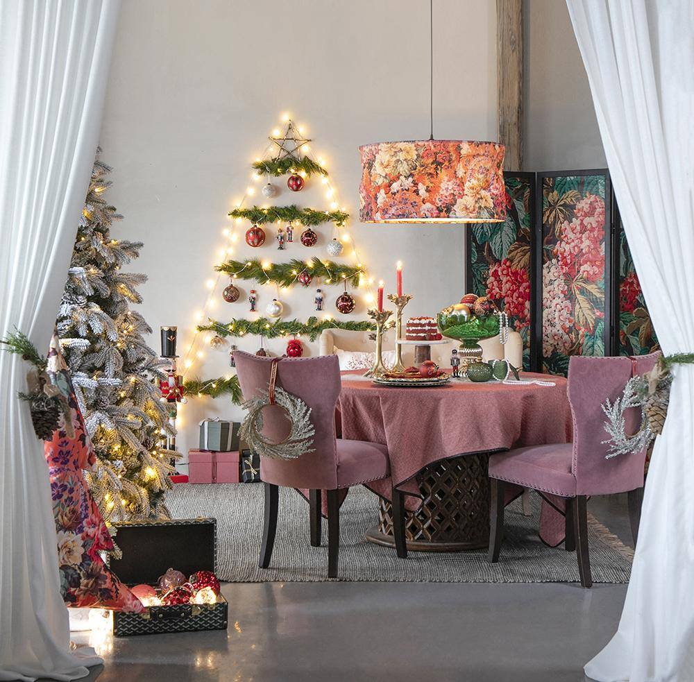 Back. Dexmalle - Dexmalle-D3.9 Christmas Decorative  Glass Hanging Ball Ornaments,Set of 6-Red - Red.