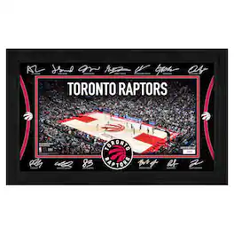 Highland Mint - Toronto Raptors 2025 Signature Court Framed Picture - Multicolor