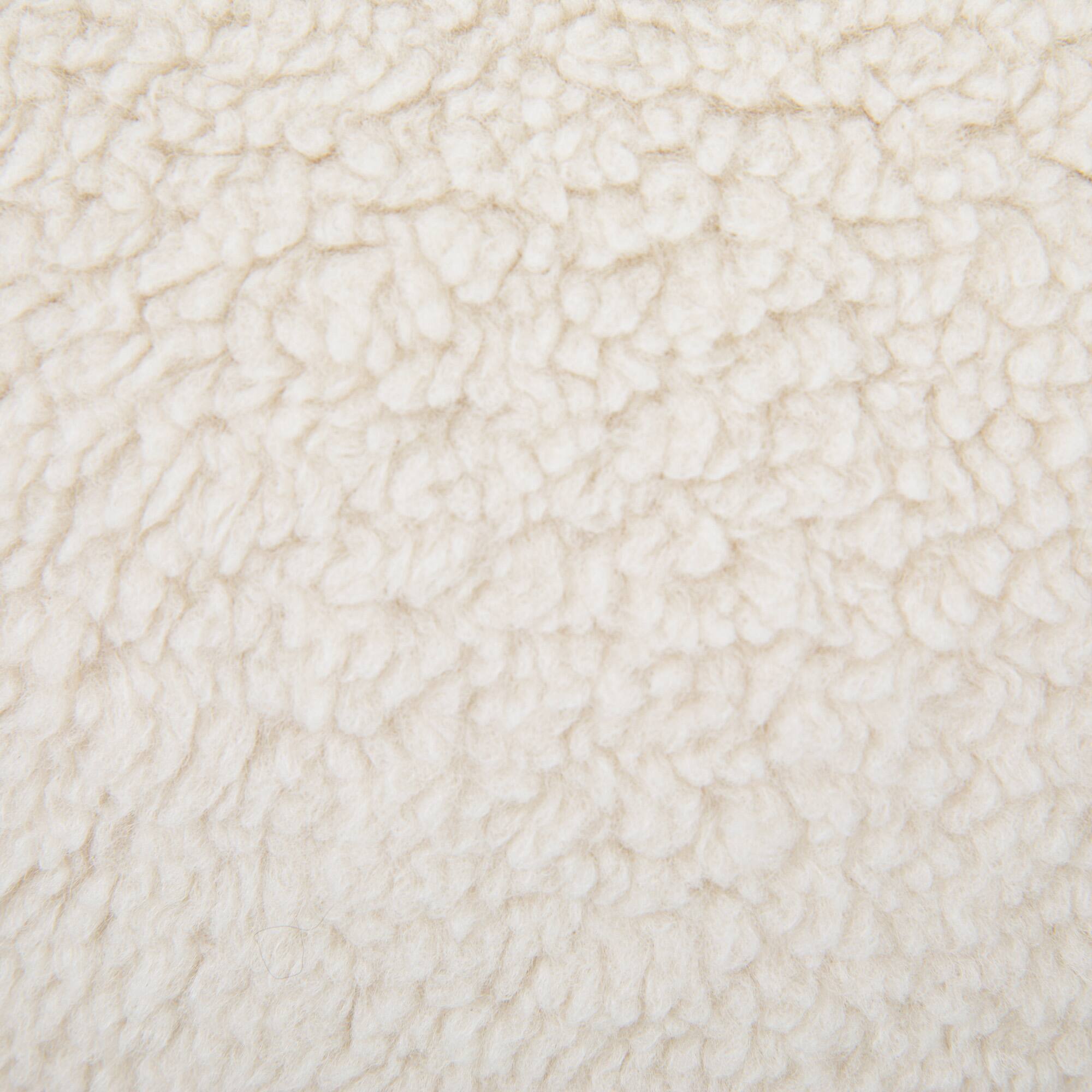 Alt View 9. Emma + Oliver - Small Bean Bag Chair for Kids and Teens - Natural Sherpa.