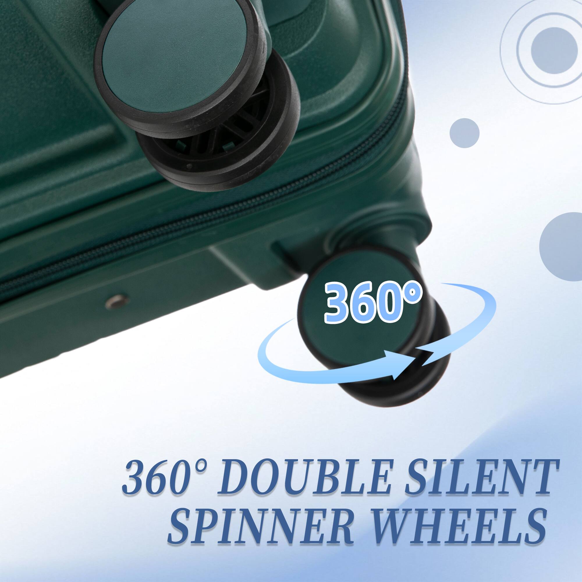 360° DOUBLE SILENT SPINNER WHEELS
