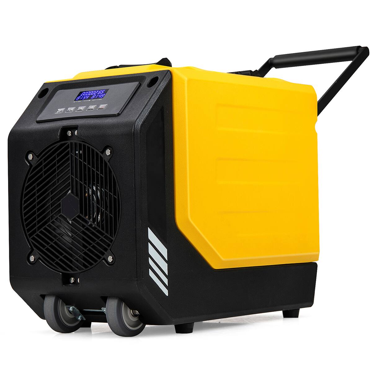Front. Sugift - 190 PPD Commercial Dehumidifier with Pump and 2 Wheels-Yellow - Yellow.