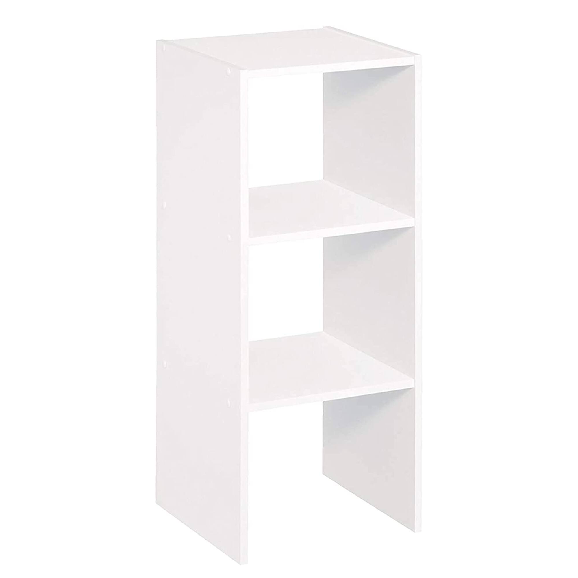 Alt View 1. ClosetMaid - ClosetMaid Decorative Home Stackable 2-Cube Organizer Storage, White (3 Pack).