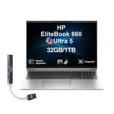HP EliteBook 860 Ultra 5 32GB/1TB : M MAST DOCK DKTSTORM A Backlit Keyboard - IPS SuperCLEAR MARE 2 Fingerpint