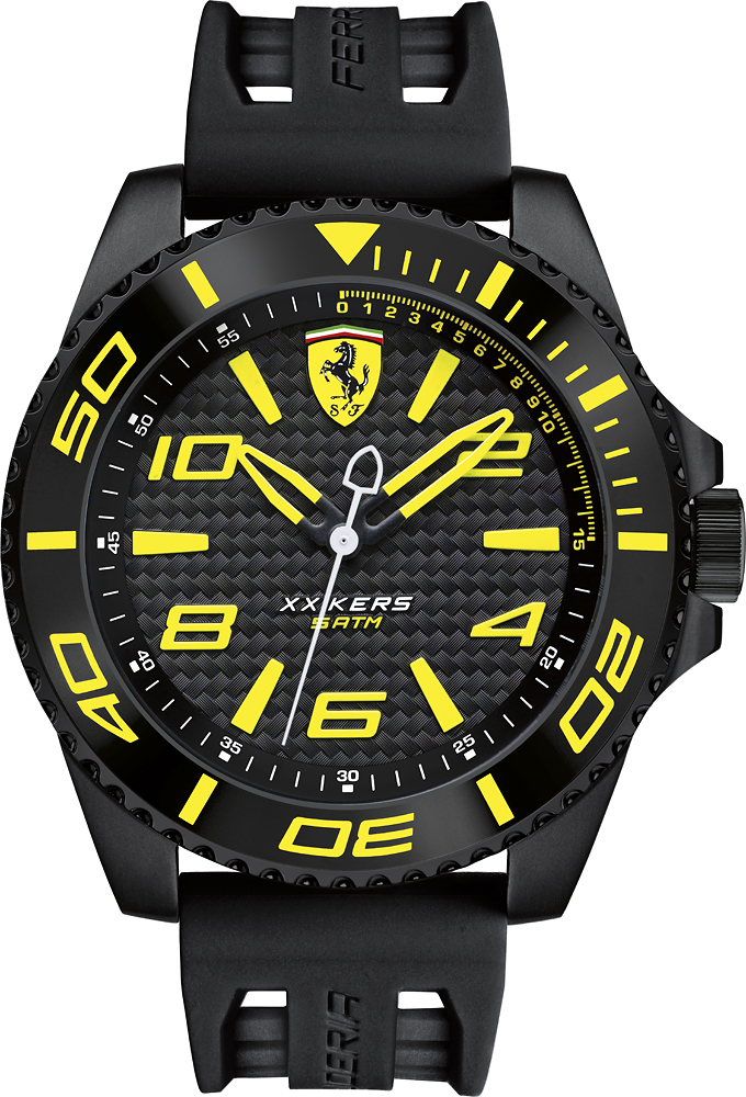 Best Buy: Scuderia Ferrari XX Kers Quartz Wristwatch Yellow/black 830307
