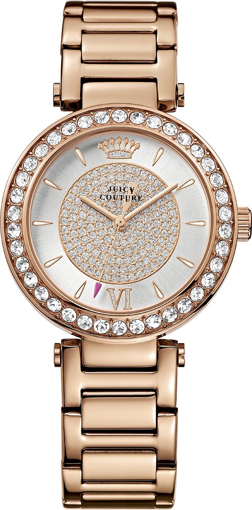 Juicy Couture Ladies Logo Face Quartz Rose Gold Watch brand new