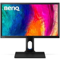 BenQ - BL2420PT 24" QHD 1440p IPS Monitor | 100% sRGB |AQCOLOR Technology for Accurate Reproduction for Professionals , Black - Black/Non-Glossy Black - Front_Zoom
