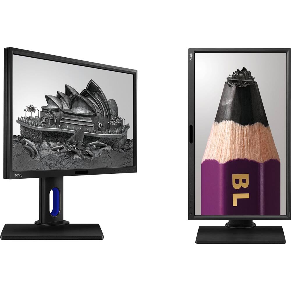 Alt View 13. BenQ - BL2420PT 24" IPS QHD Monitor 100% sRGB AQCOLOR Technology - Black/Non-Glossy Black.