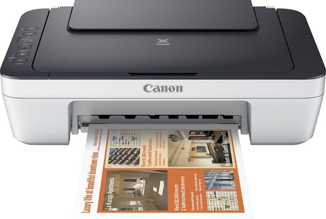 Canon - PIXMA MG2922 Wireless All-In-One Printer - Blue - Front Zoom