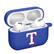 Alt View 1. Artinian - Texas Rangers AirPods Pro Silicone Case Cover - Blue.