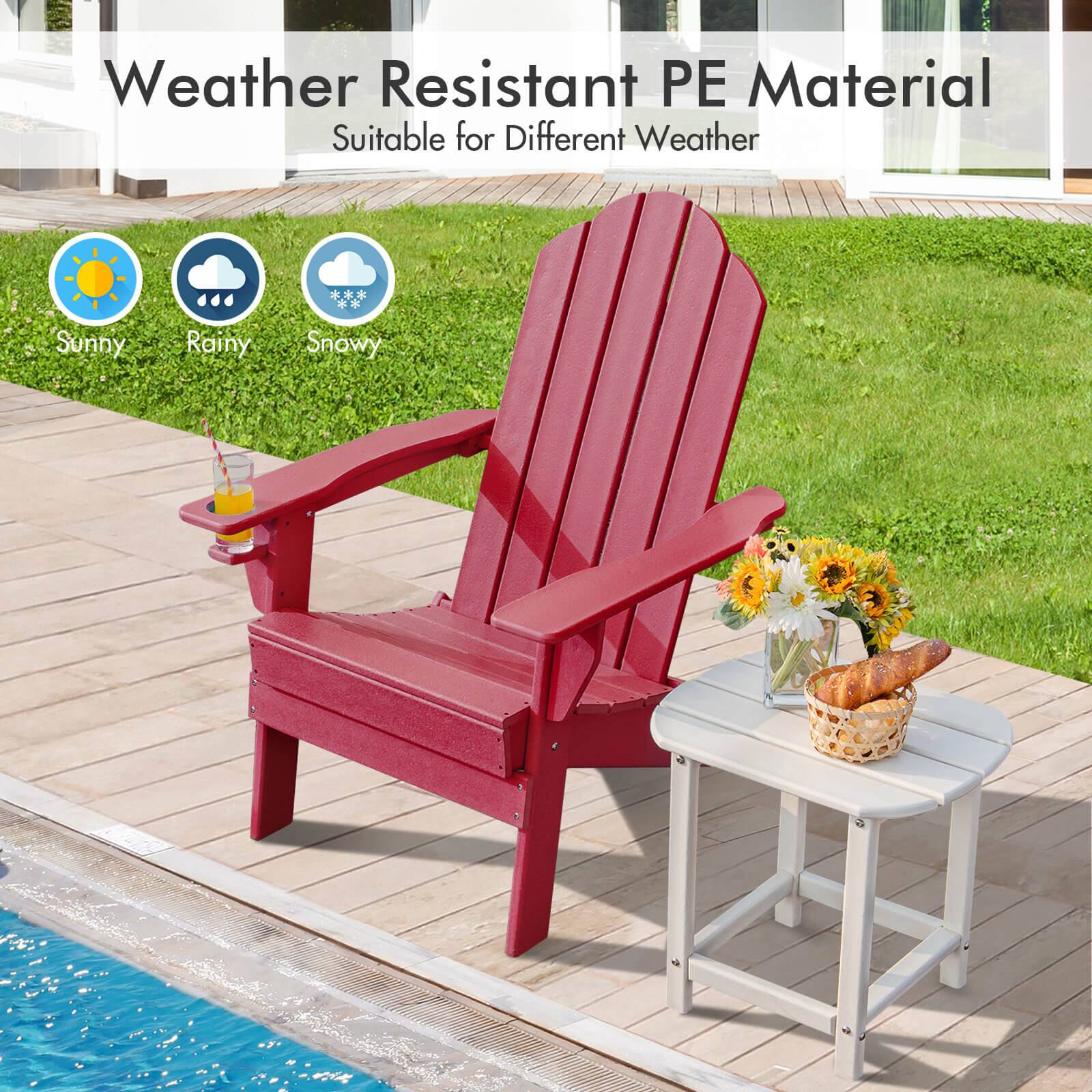 Weather Resistant PE Material  
Suitable for Different Weather  
Sunny  
Rainy  
Snowy