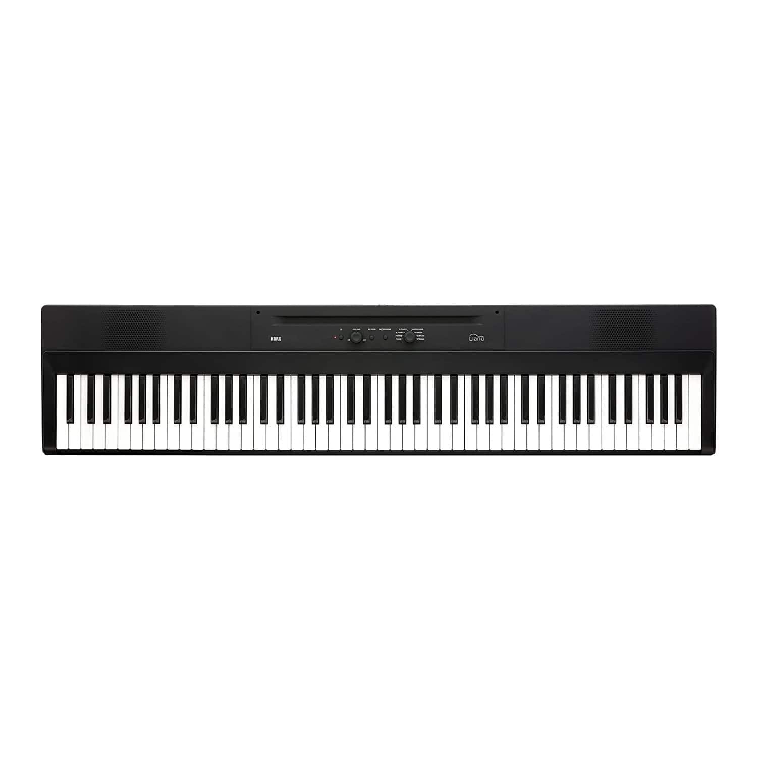 Korg - Liano Portable Digital Piano with LS 88-Note Key Action (Black)