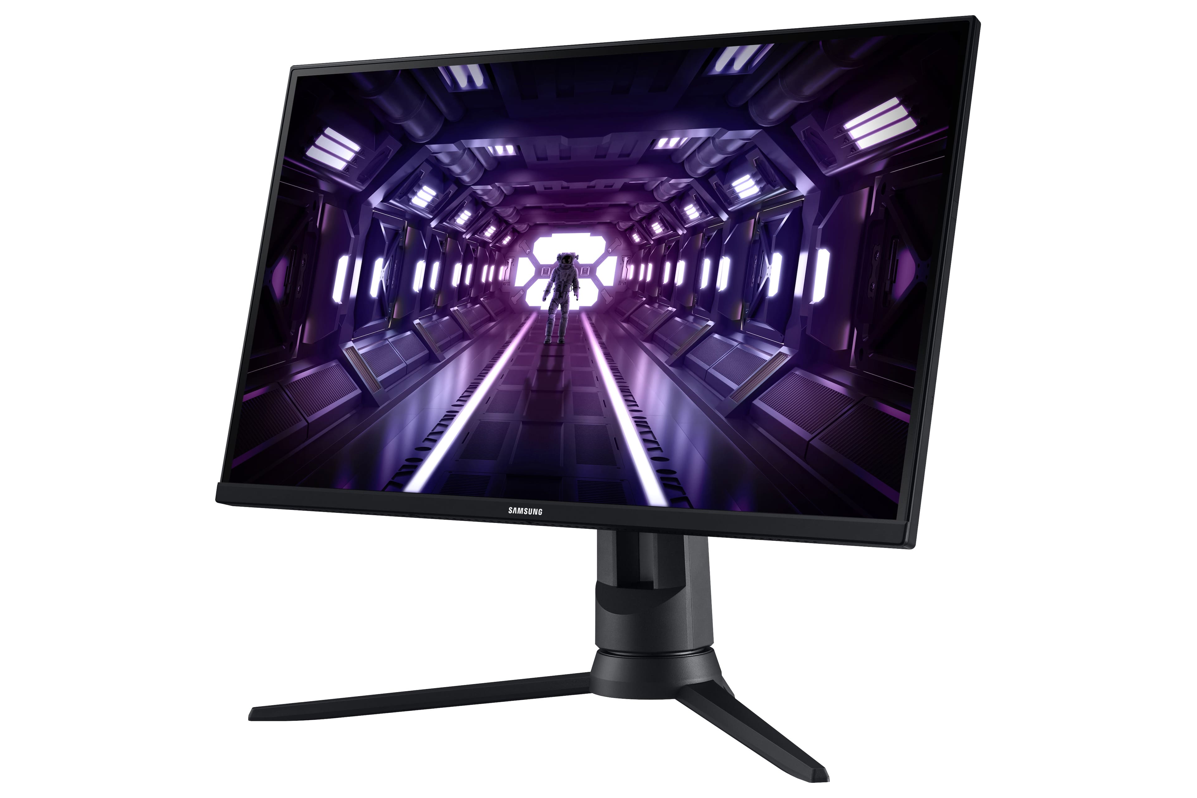 Alt View 14. Samsung - Odyssey G3 24" Flat FHD 1ms AMD FreeSync Gaming Monitor - Black - Black.