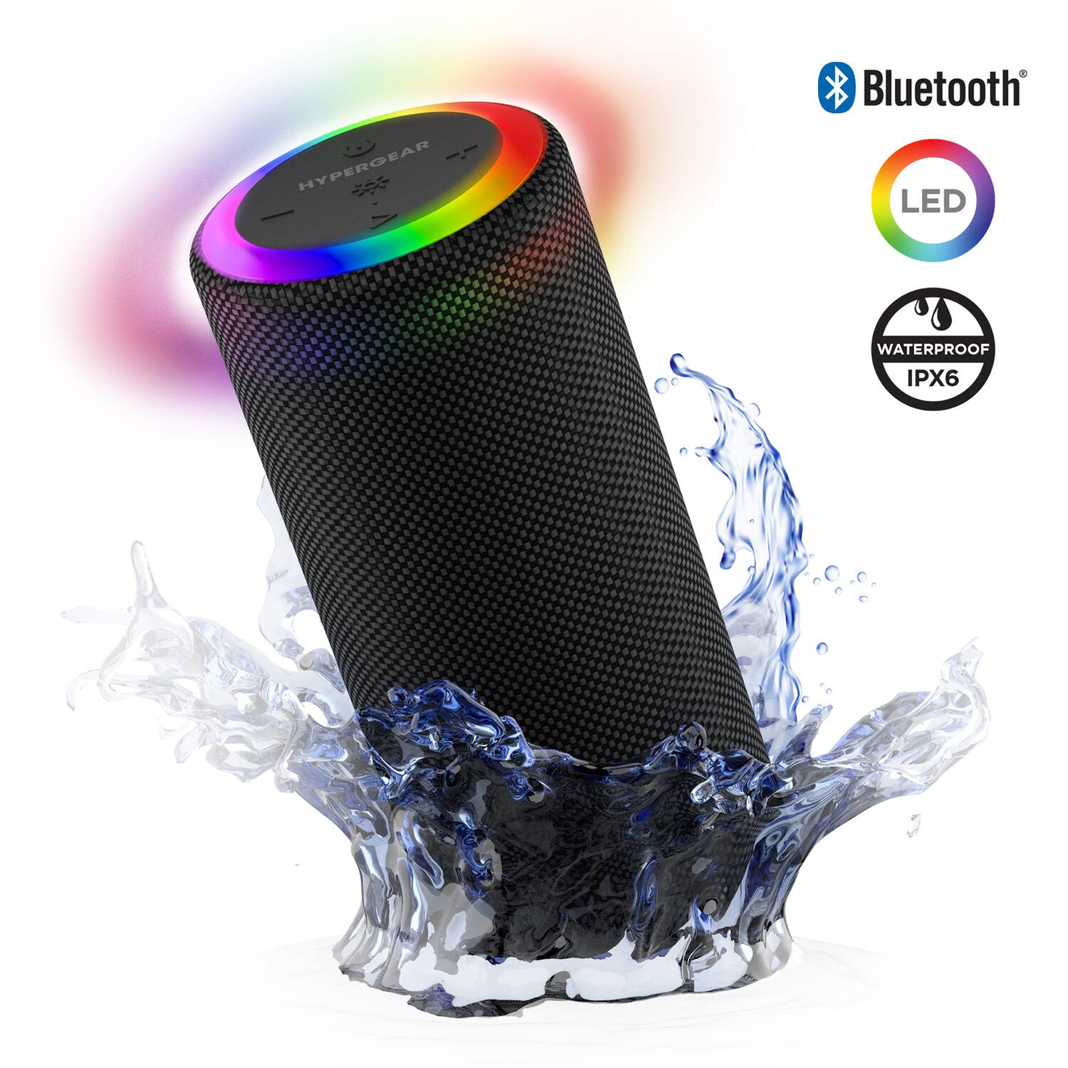 HYPERGEAR  
Bluetooth LED WATERPROOF IPX6