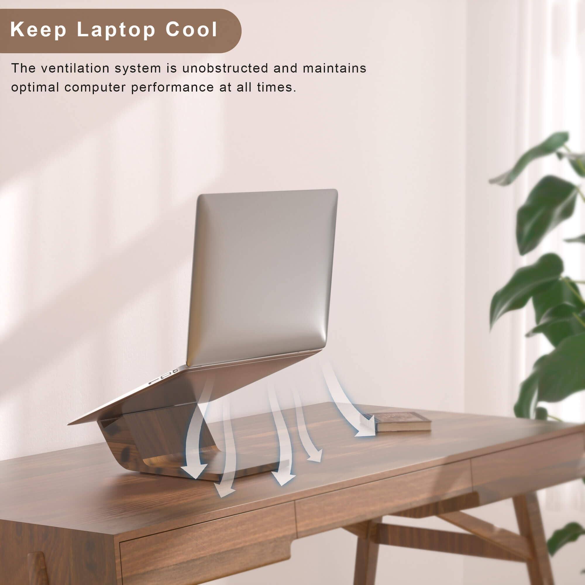 Keep Laptop Cool

The ventilation system is unobstructed and maintains optimal computer performance at all times.